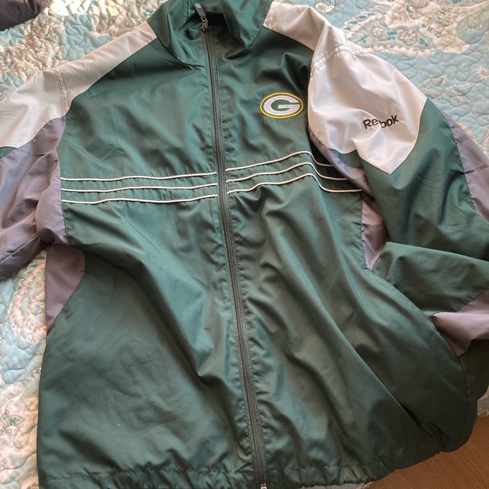 Reebok Green bay windbreaker